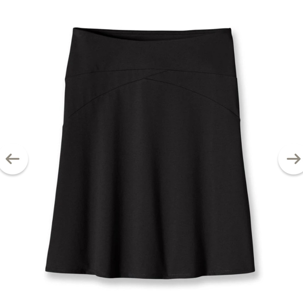 Patagnoia Vitaliti A-Line Skirt Cotton Black Casual Women Small Outdoors Hiking